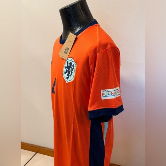 Netherlands Holanda Virgil Van Dijk # 4 Jersey , Unisex - Picture 15 of 16